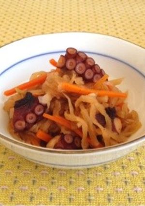 たこと切干し大根の煮物-レシピのメイン写真
