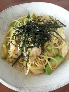 めんつゆで♪アボカドの和風わさびパスタ-レシピのメイン写真