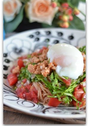 鶏そぼろサルサ風ピビン麺-レシピのメイン写真