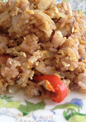 ナシゴレン風焼肉のタレ風炒飯-レシピのメイン写真