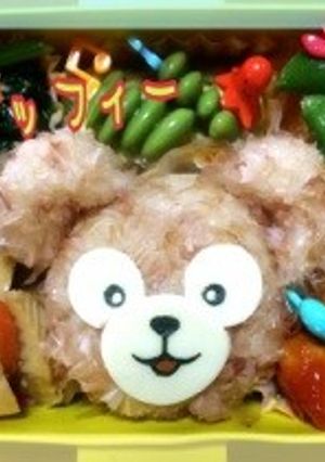 簡単！ダッフィー☆キャラ弁・遠足-レシピのメイン写真