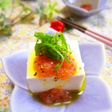 オリーブオイルで♪たらこ冷奴