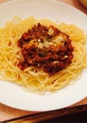 これでばっちり♡大人な味のミートソース-レシピのメイン写真