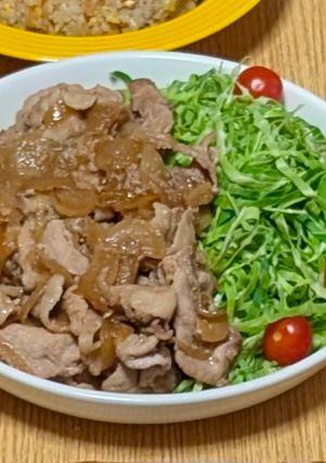 薄切り豚ロース肉の自家製焼肉炒め-レシピのメイン写真