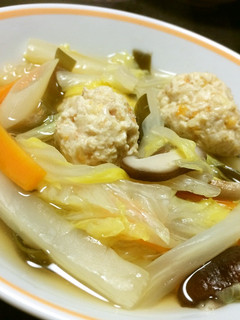 鶏肉団子スープ-レシピのメイン写真
