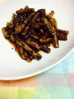 甘辛揚げごぼう-レシピのメイン写真