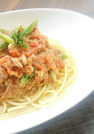 ❤簡単本格❤バジル香るトマトパスタ-レシピのメイン写真