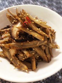 牛蒡と椎茸のきんぴら-レシピのメイン写真