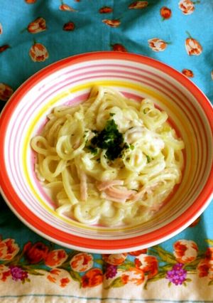 レンジだけで激ウマ★クリームうどん-レシピのメイン写真