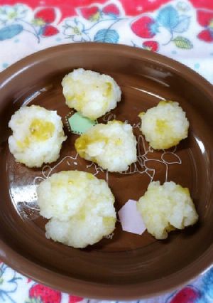 離乳食 てづかみ☆ さつまいもおやき-レシピのメイン写真