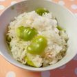 *そら豆とカニカマの春色ごはん*