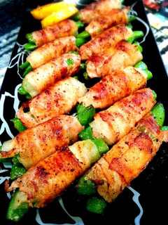 スナップえんどうの肉巻きΨ(‾∇‾)Ψ-レシピのメイン写真