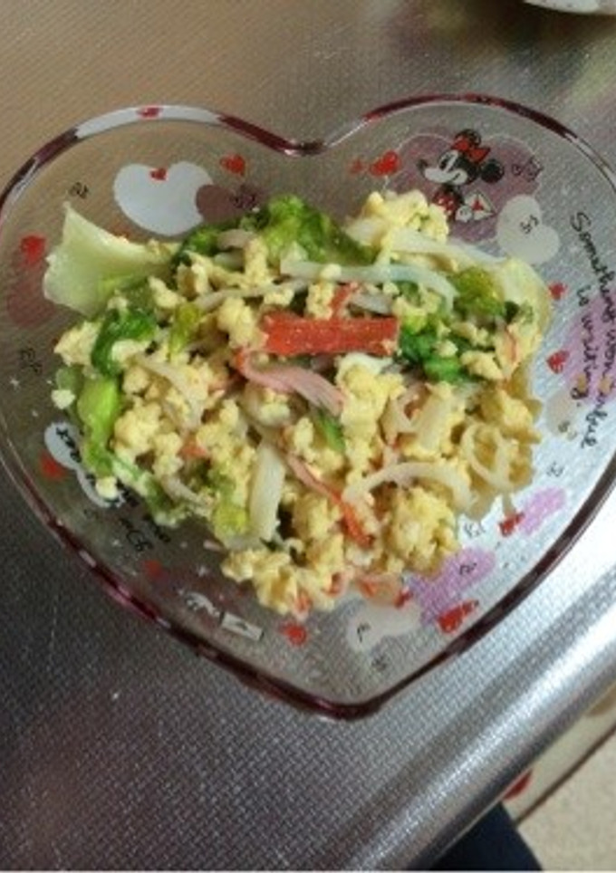 レタスとカニ玉炒め-レシピのメイン写真