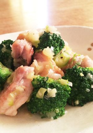 ☆ブロッコリーと鶏肉の葱塩炒め☆-レシピのメイン写真