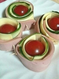 プチトマトのグルグル巻き-レシピのメイン写真