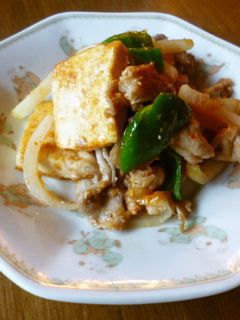 豆腐のピリ辛味噌炒め♪-レシピのメイン写真