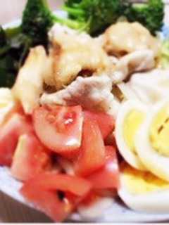 さっぱり〜☆乗せるだけサラダうどん-レシピのメイン写真