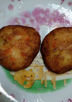 完了期♡幼児もカレー風カレーポテトもち-レシピのメイン写真