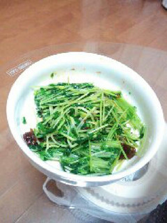 豆苗のピリ辛あえ-レシピのメイン写真
