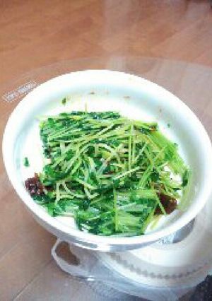豆苗のピリ辛あえ-レシピのメイン写真