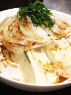 簡単ささみと豆腐のサラダ。-レシピのメイン写真
