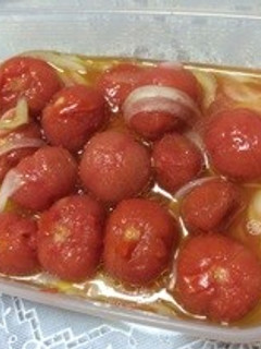 簡単♡トマトと玉ねぎのマリネ-レシピのメイン写真