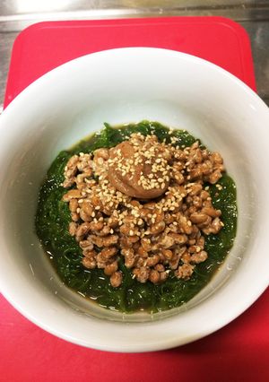 かんたん！めかぶ納豆！-レシピのメイン写真