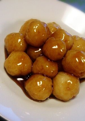 ～れぽ100件～残りご飯でみたらし団子-レシピのメイン写真