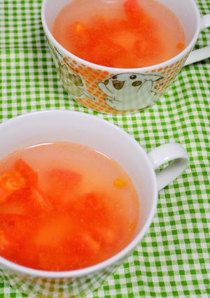 トマトだけ中華スープ-レシピのメイン写真