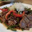 ポン酢を使って!にんにくの芽&豚肉炒め