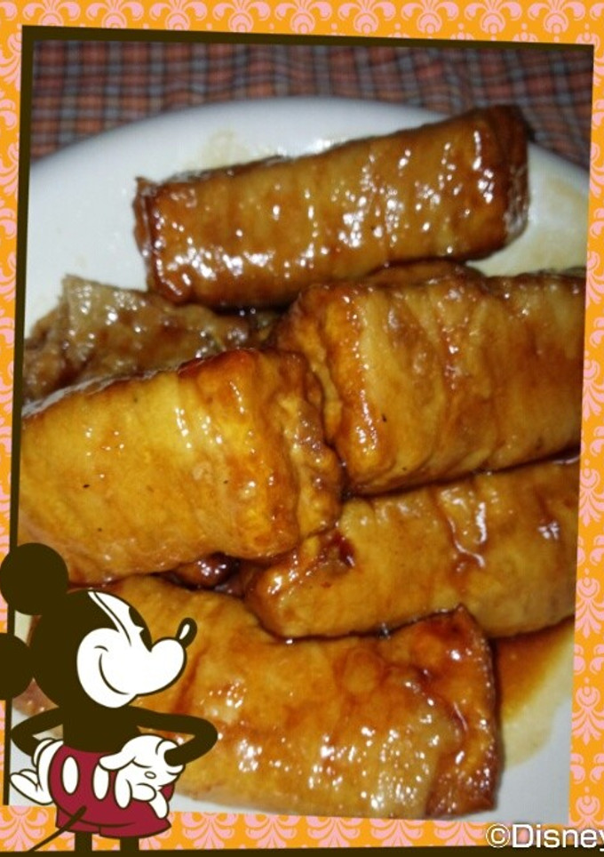 肉巻き厚揚げ-レシピのメイン写真