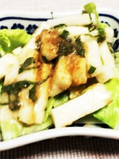 山芋梅肉和え-レシピのメイン写真