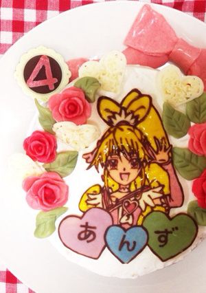 キャラケーキ、プリキュア-レシピのメイン写真