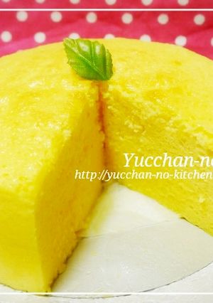 ふわっ♡しゅわっ♡簡単スフレチーズケーキ-レシピのメイン写真