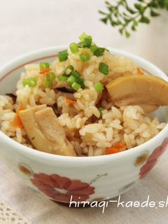 中華ちまき風*たけのこの炊き込みご飯-レシピのメイン写真