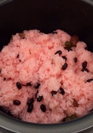 炊飯器で作る簡単赤飯-レシピのメイン写真
