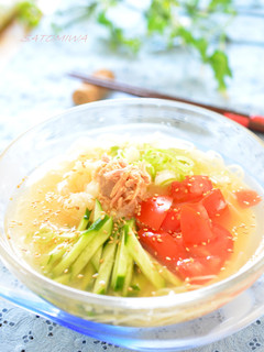 ヘルシーサラダ冷麺☆エスニック風味✿-レシピのメイン写真