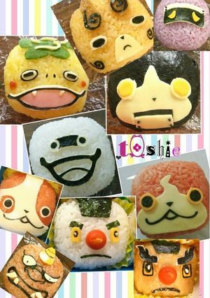 妖怪ウォッチ 簡単 キューブ キャラ弁-レシピのメイン写真