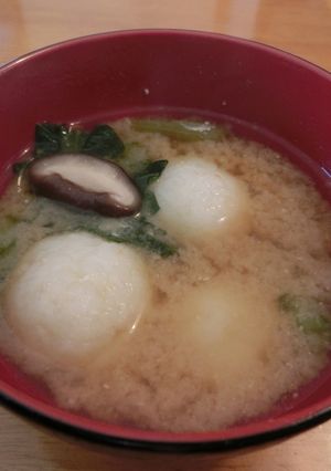 だまこ餅のお味噌汁-レシピのメイン写真