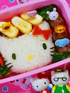 キティちゃん弁当♪-レシピのメイン写真