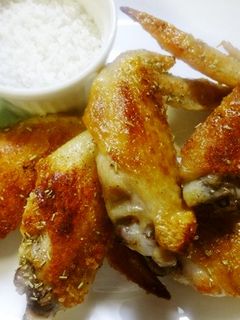 皮パリパリのコツ♪手羽先焼き-レシピのメイン写真