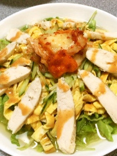 ☆簡単あっさり☆サラダ風冷麺☆-レシピのメイン写真