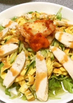 ☆簡単あっさり☆サラダ風冷麺☆-レシピのメイン写真