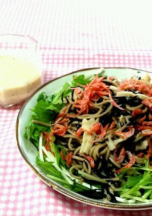 Caたっぷり蕎麦サラダのヨーグルトソース-レシピのメイン写真