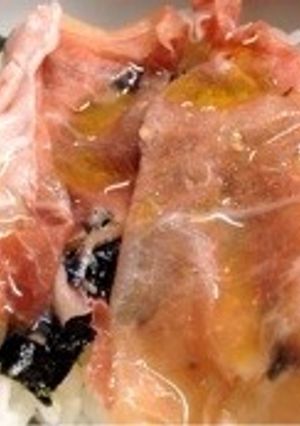 生ハム丼-レシピのメイン写真