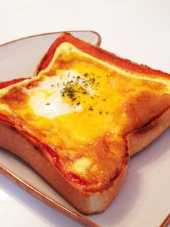 簡単朝食!卵焼きトースト-レシピのメイン写真