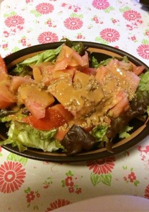 白味噌ドレッシングのトマトサラダ-レシピのメイン写真