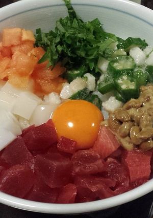 ネバネバ丼-レシピのメイン写真