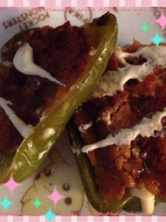 ピーマンの肉詰め-レシピのメイン写真