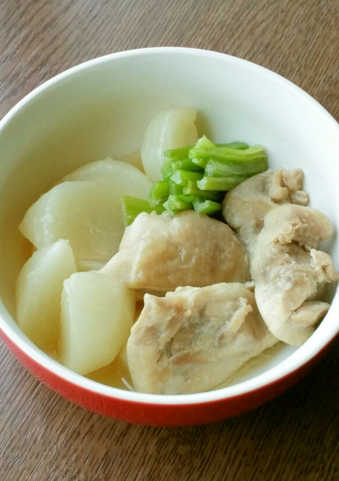 蕪と鶏ももの簡単ダシダ煮☆-レシピのメイン写真